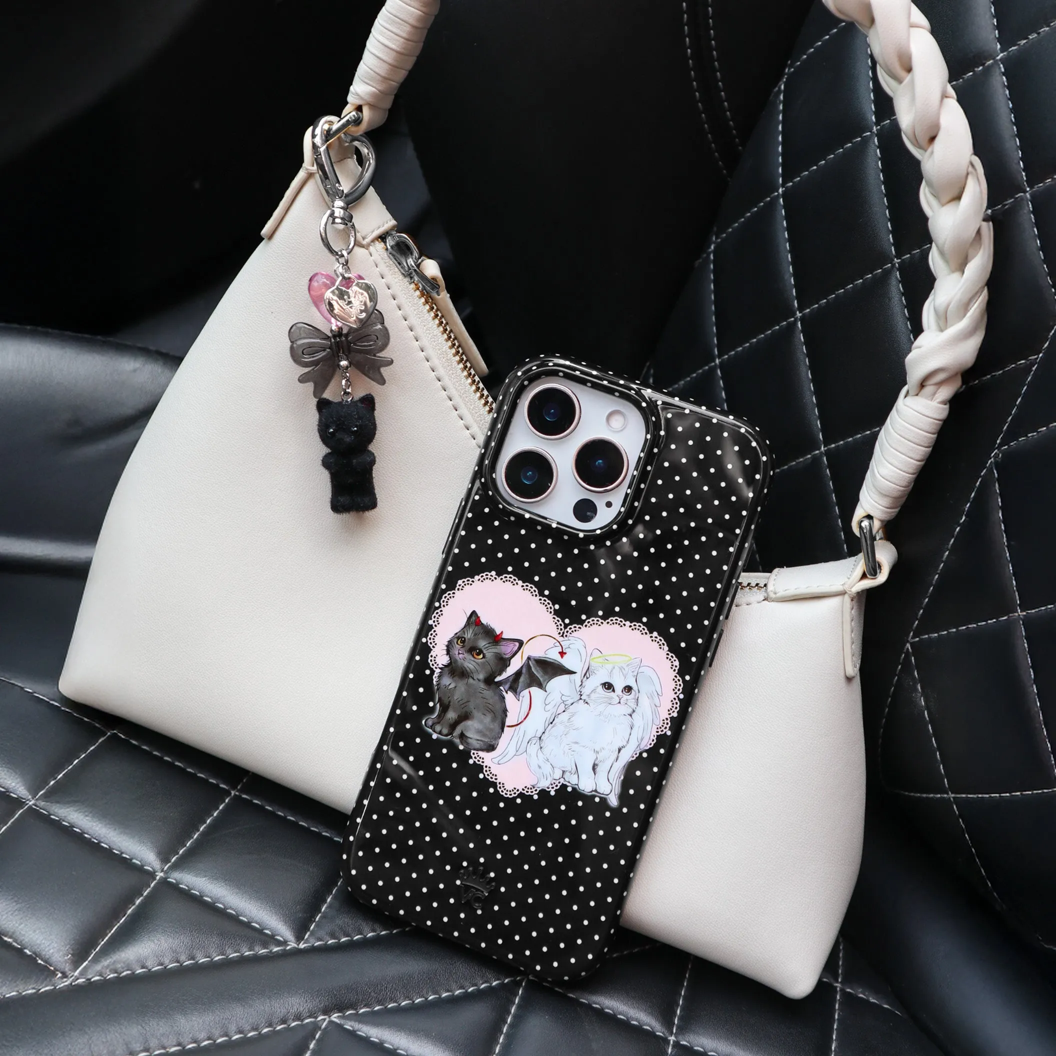 Black Cat Bag Charm sold by Velvet Caviar product image thumbnail 2