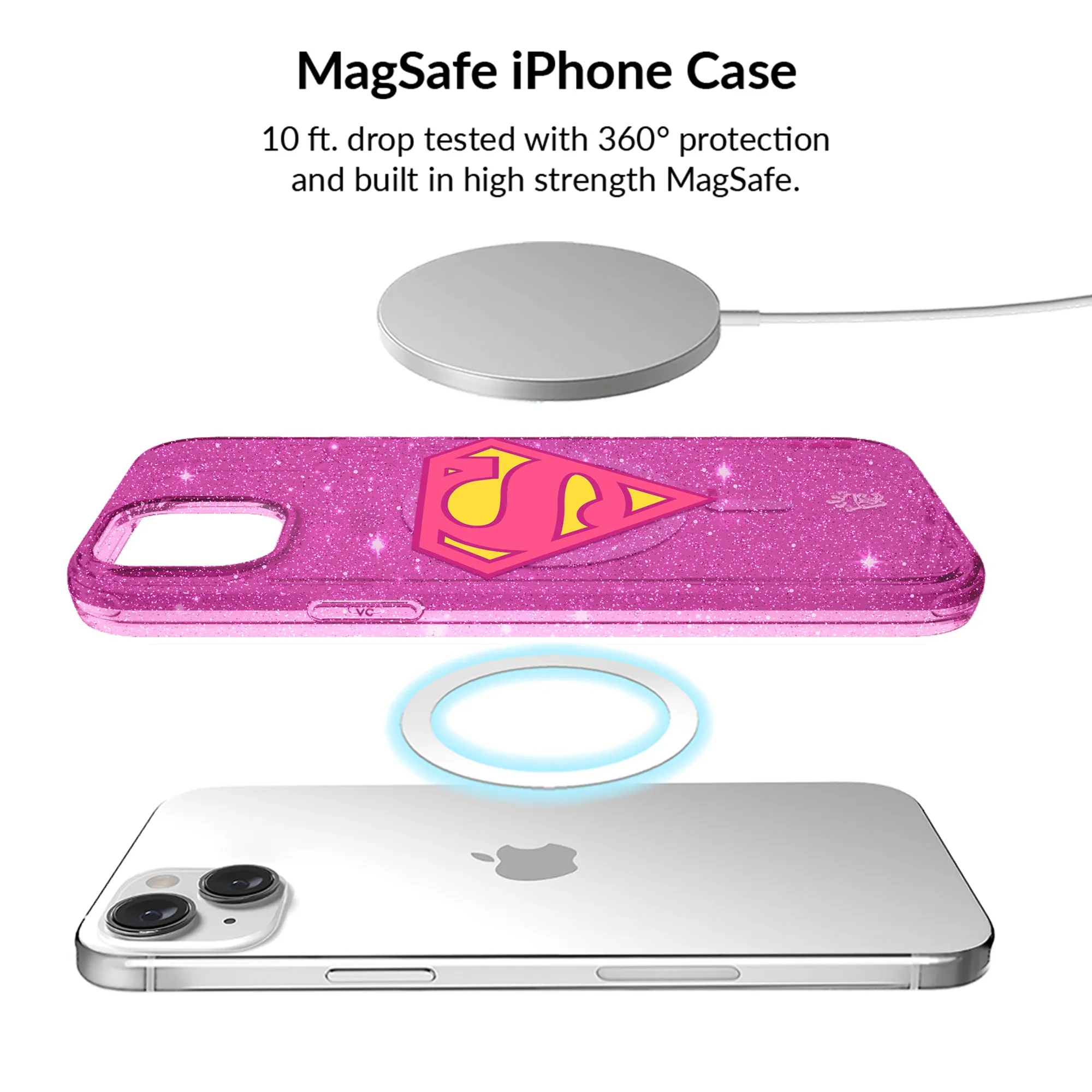 Supergirl Stardust Glitter iPhone Bundle Set sold by Velvet Caviar product image thumbnail 2