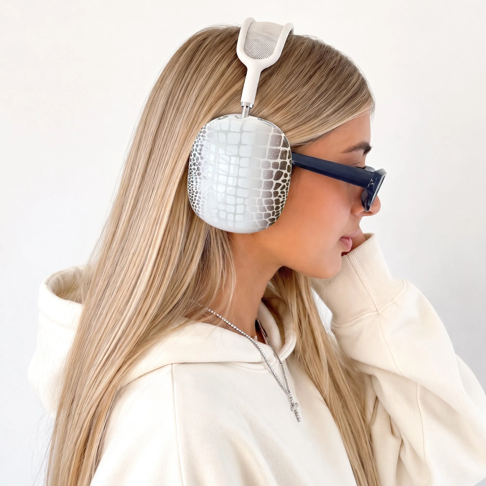 Himalayan Croc AirPod Max Case sold by Velvet Caviar product image thumbnail 2