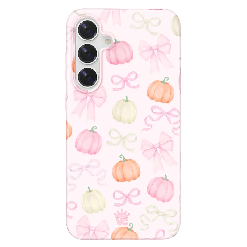Pink Pumpkin Princess Samsung Case made by Velvet Caviar