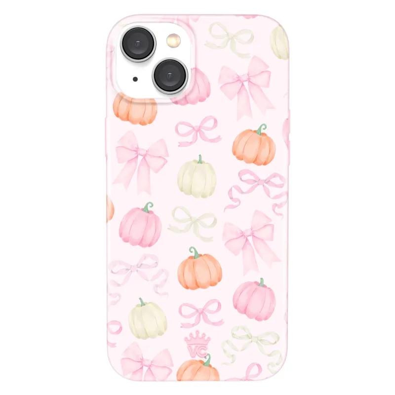 Pink Pumpkin Princess iPhone Case made by Velvet Caviar