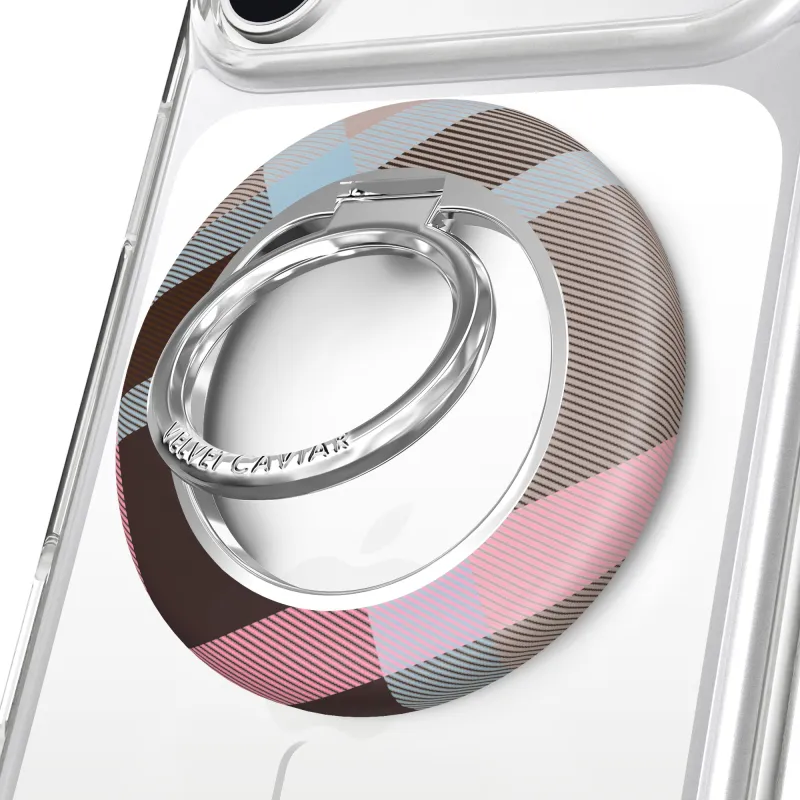 London Plaid MagSafe Grip Ring made by Velvet Caviar