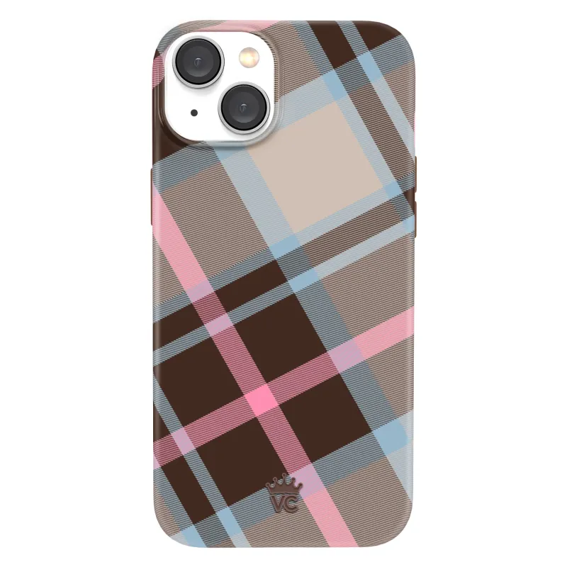 London Plaid iPhone Case made by Velvet Caviar