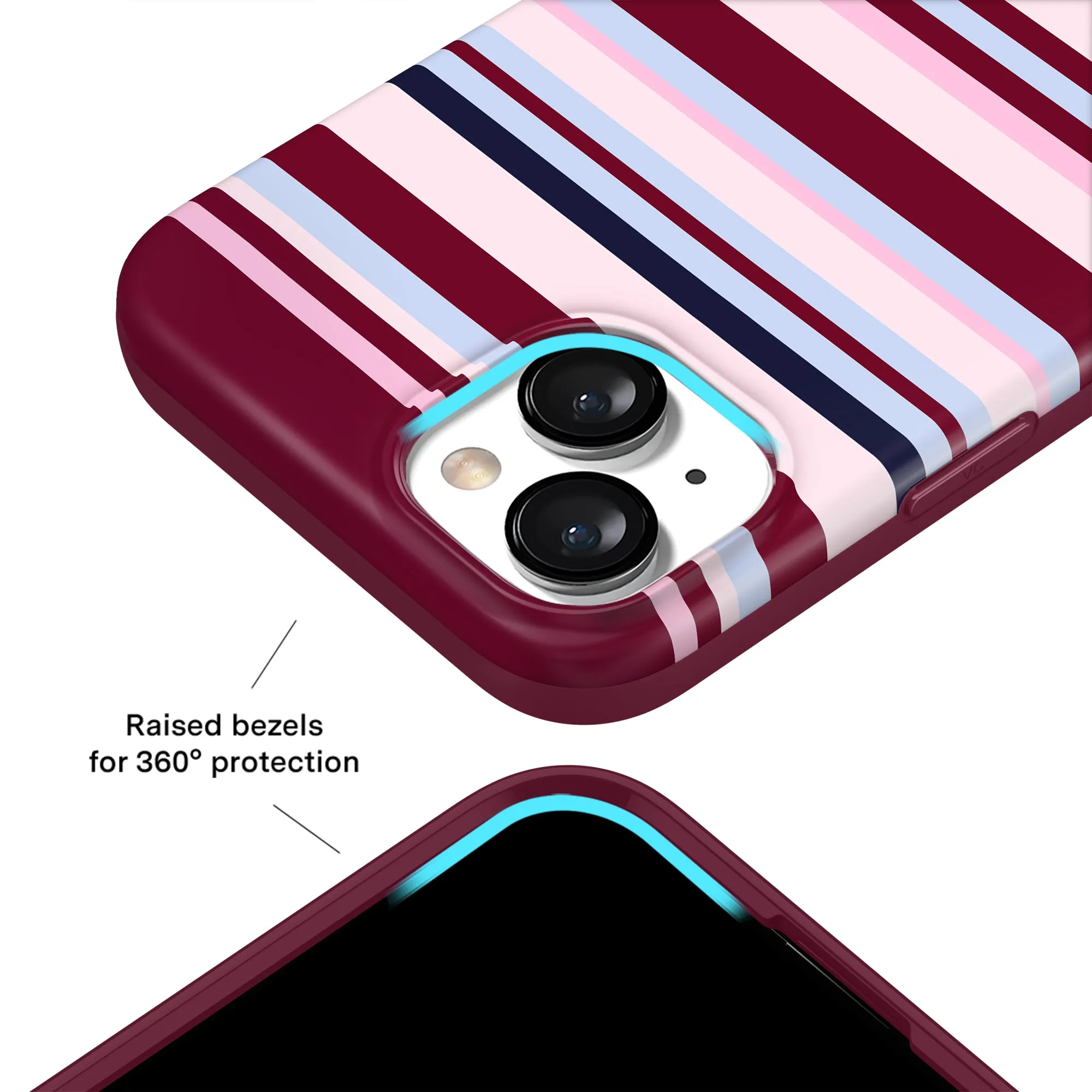 SoHo Stripes iPhone Case sold by Velvet Caviar product image thumbnail 3