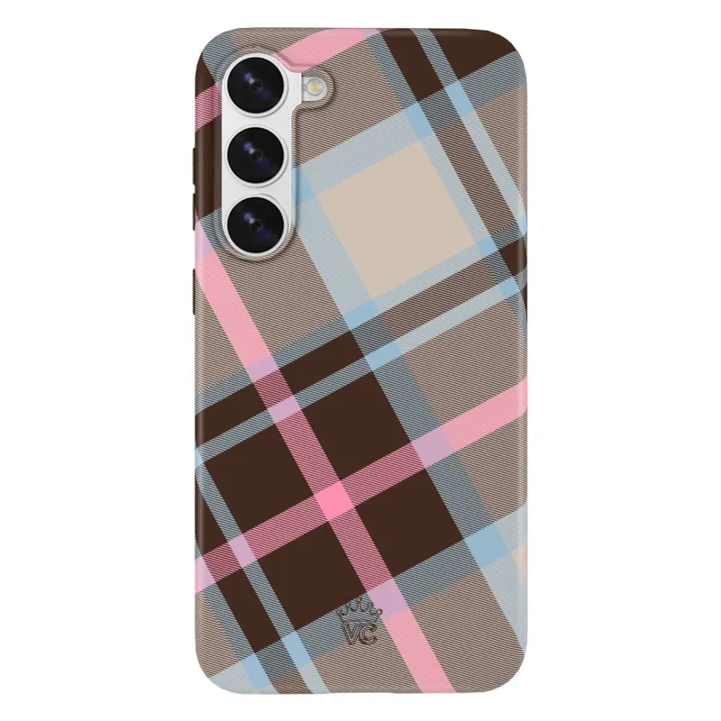 London Plaid Samsung Case made by Velvet Caviar