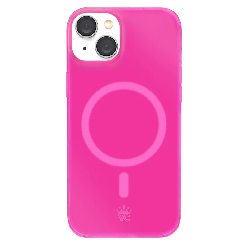 Pink Sapphire Jelly iPhone Case made by Velvet Caviar
