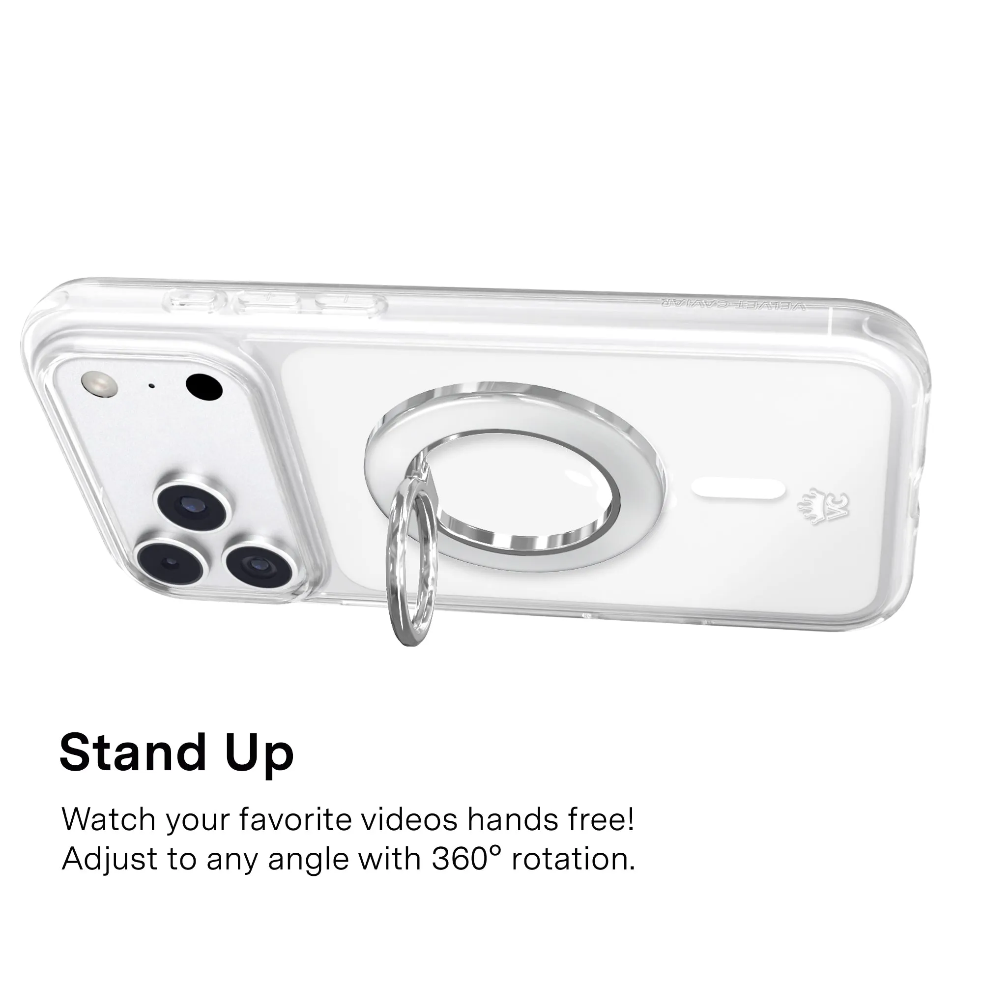 Silver Chrome MagSafe Grip Ring sold by Velvet Caviar product image thumbnail 5