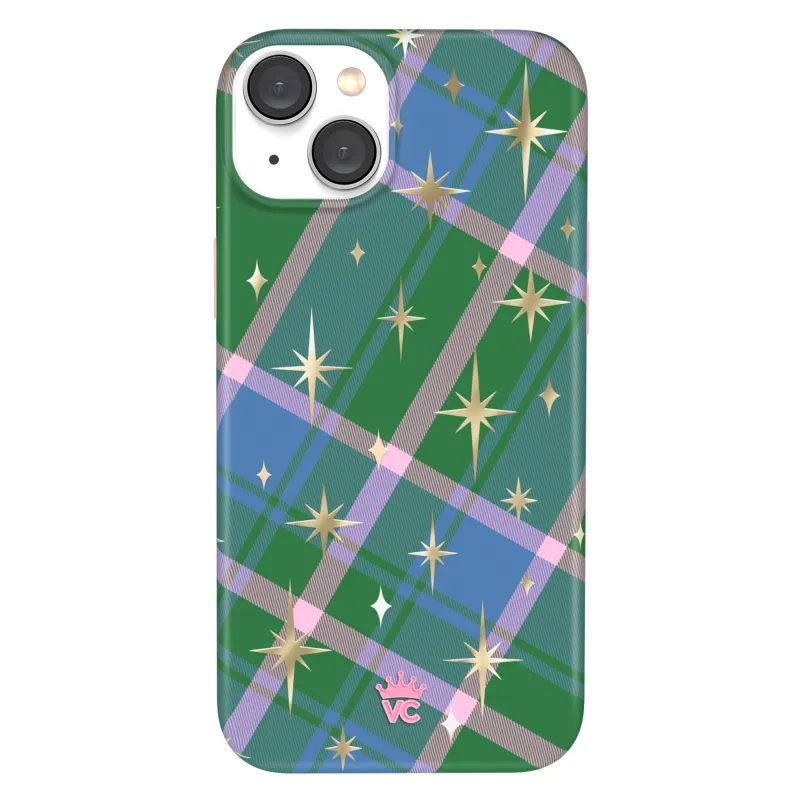 North Pole Plaid iPhone Case made by Velvet Caviar