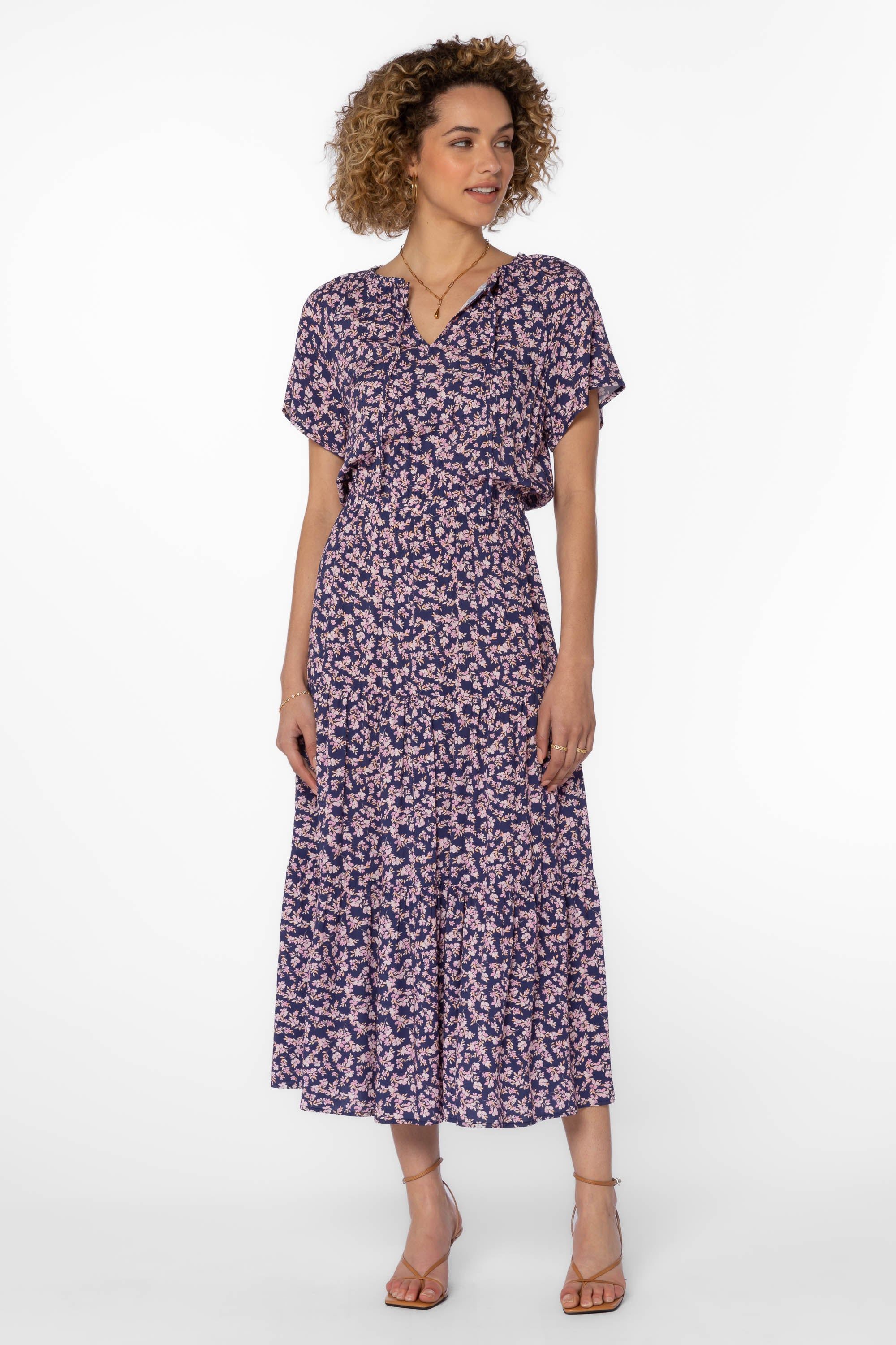 Athena Navy Pink Floral Dress sold by Velvet Heart product image thumbnail 2