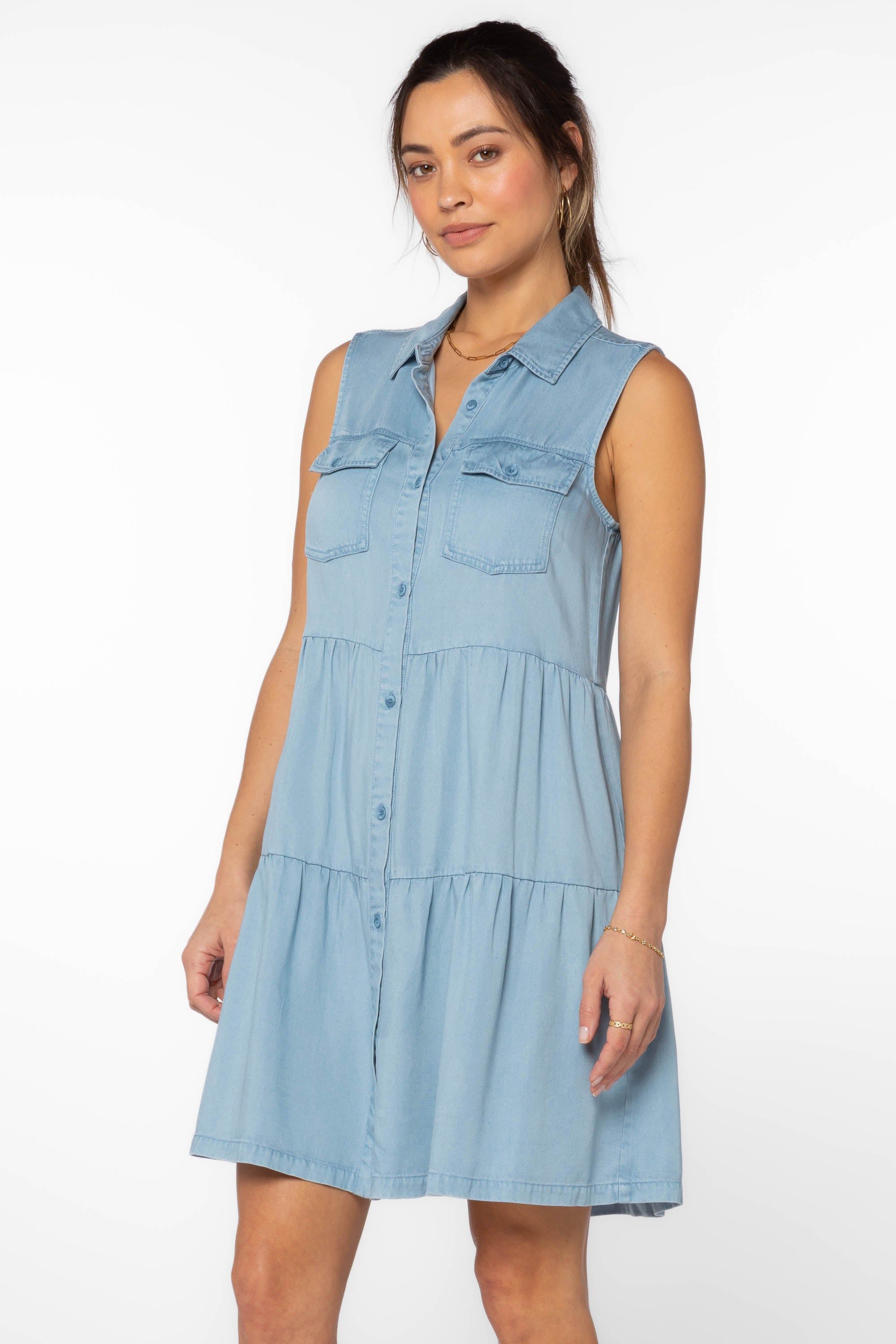 Collette Blue Denim Dress sold by Velvet Heart product image thumbnail 3