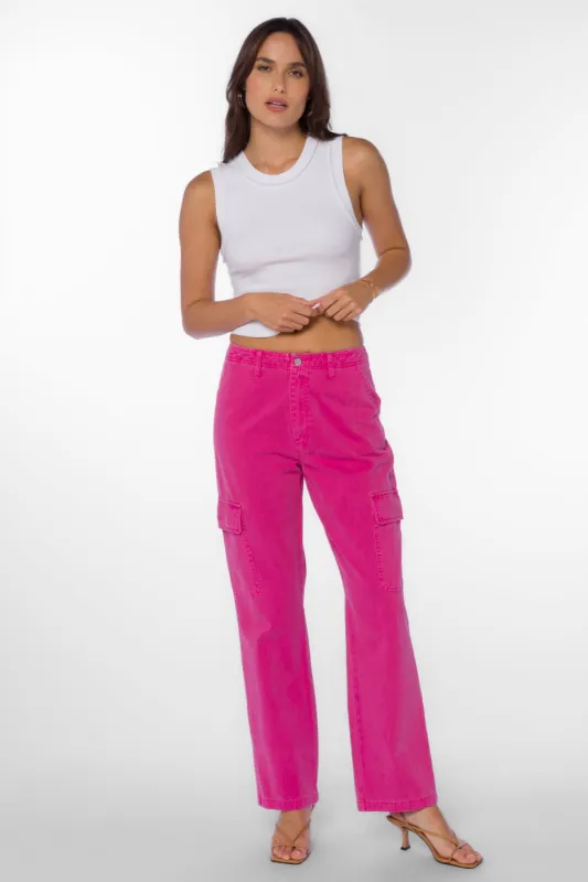Dusty Hot Pink Pants sold by Velvet Heart