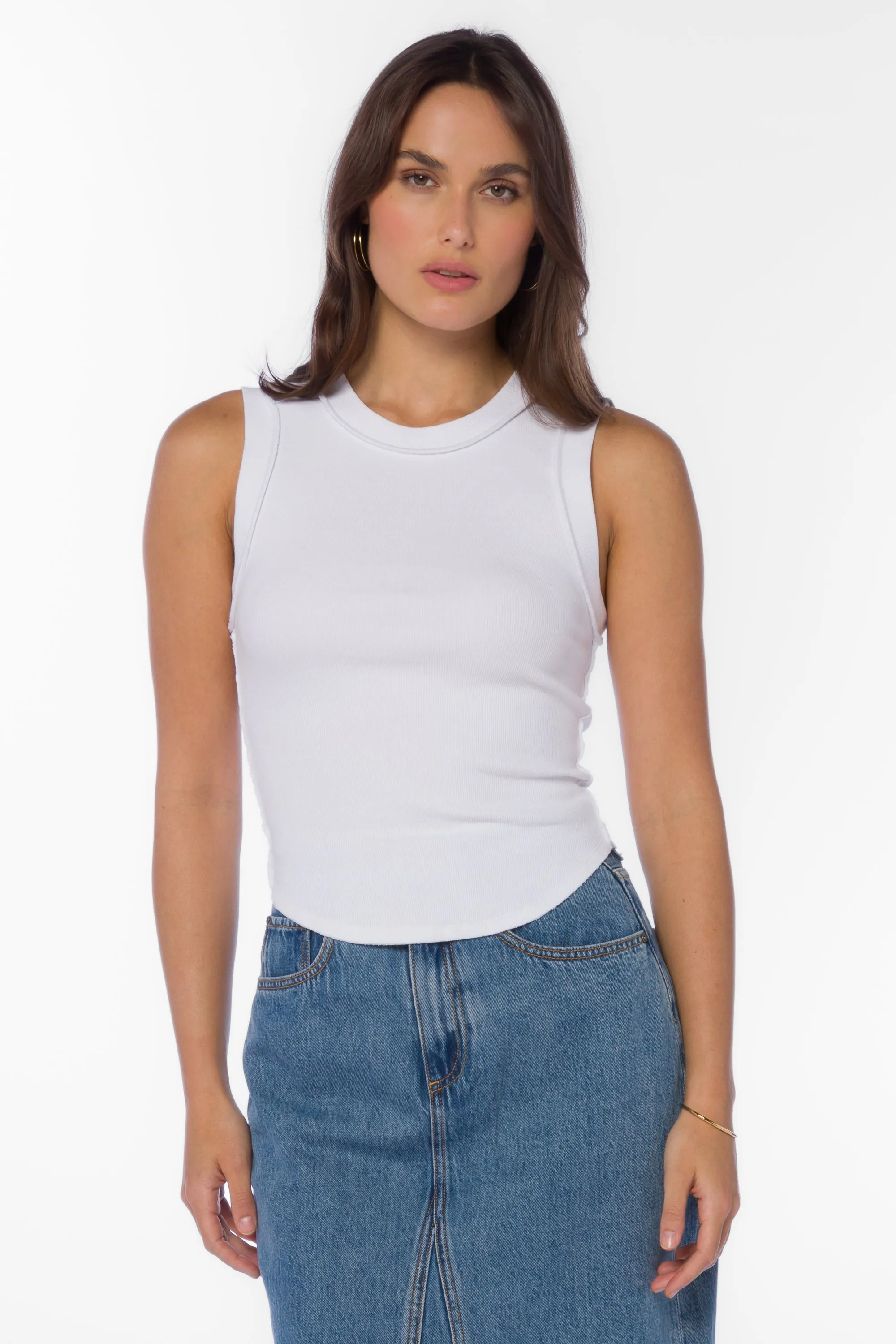 Douglas White Tank sold by Velvet Heart product image thumbnail 3