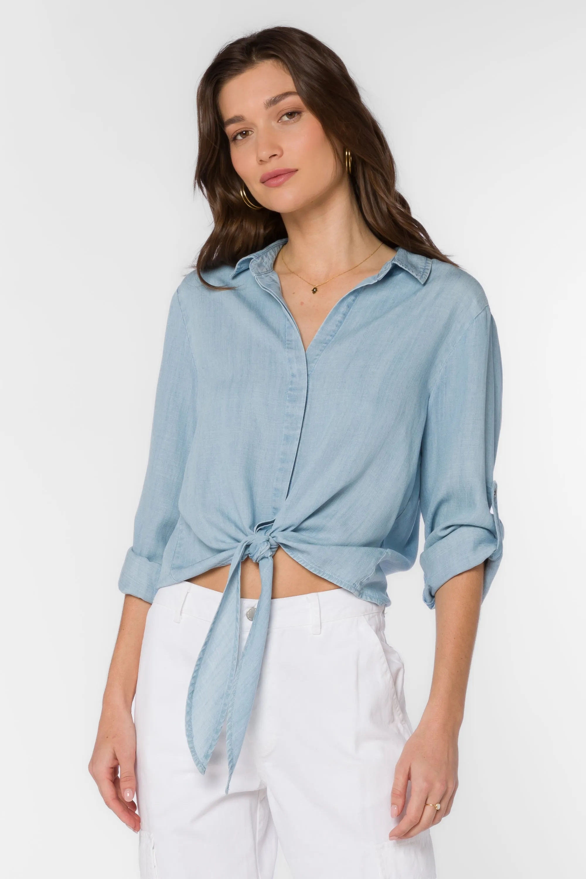 Solange Sky Blue Top sold by Velvet Heart product image thumbnail 3