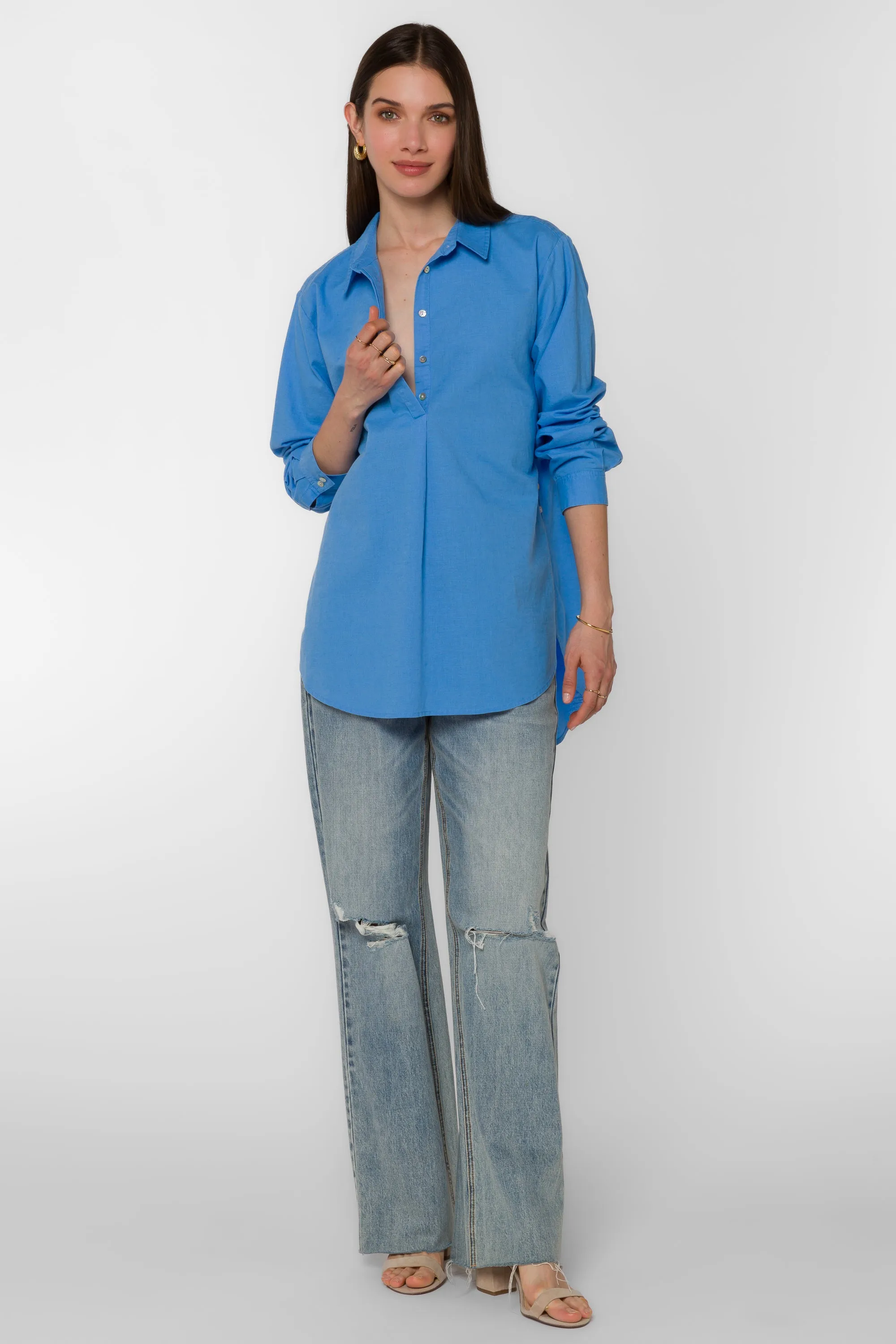 June Periwinkle Shirt sold by Velvet Heart product image thumbnail 3