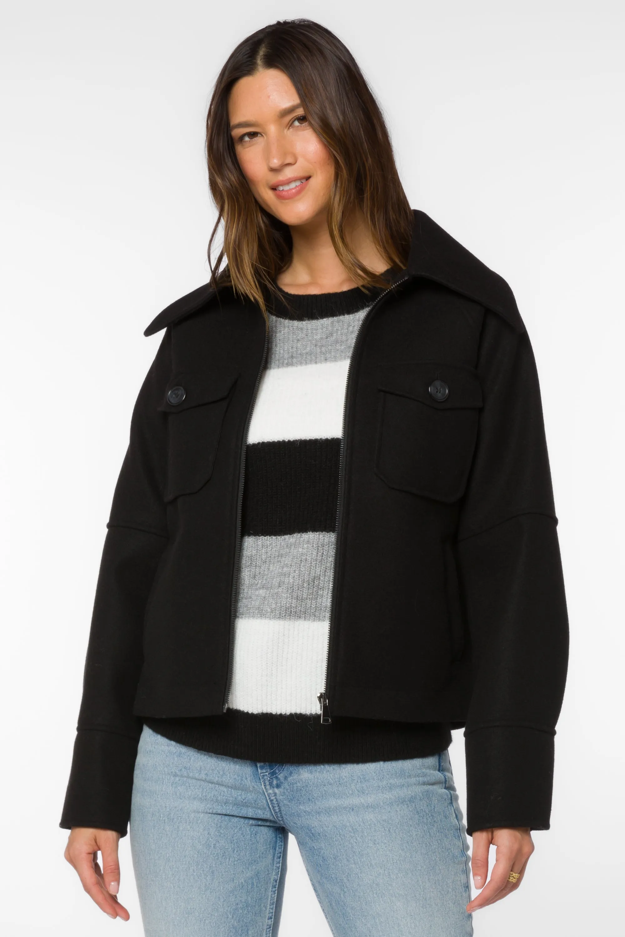 Stassi Black Jacket sold by Velvet Heart product image thumbnail 4