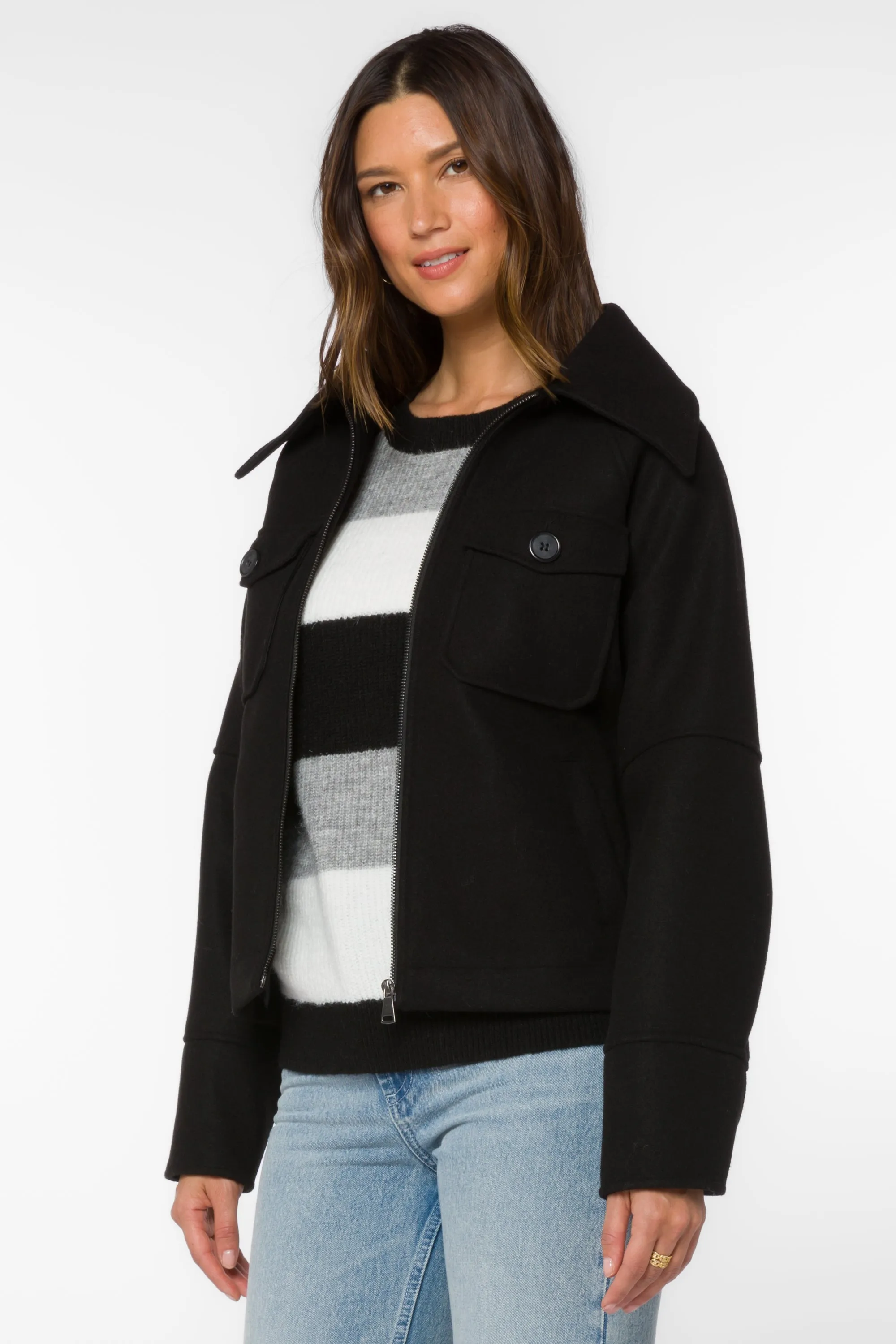 Stassi Black Jacket sold by Velvet Heart product image thumbnail 5