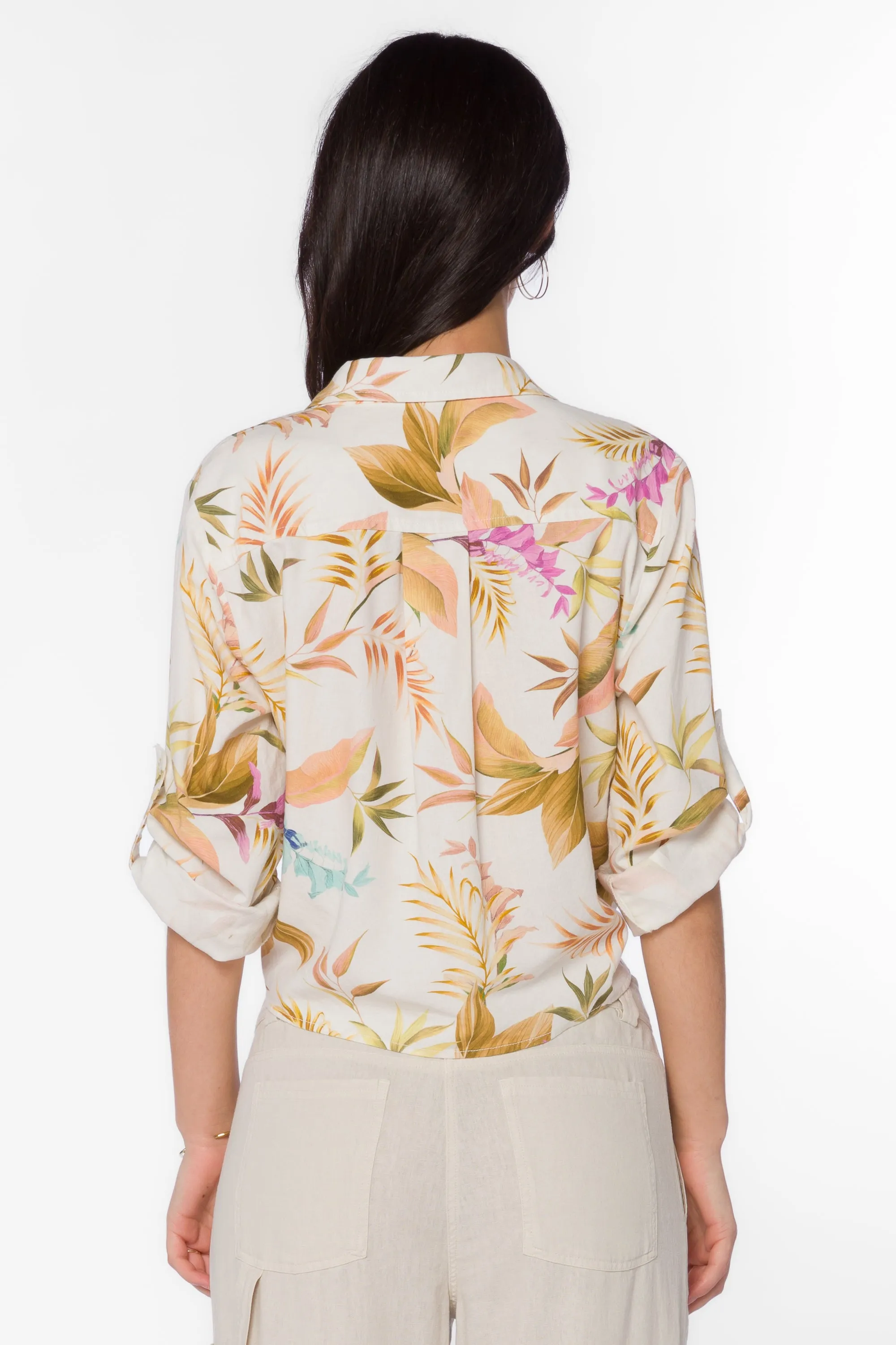 Solange Vintage Tropical Shirt sold by Velvet Heart product image thumbnail 5