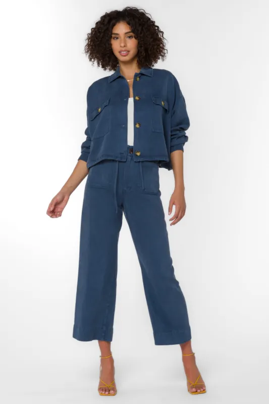 Elvera Navy Jacket sold by Velvet Heart