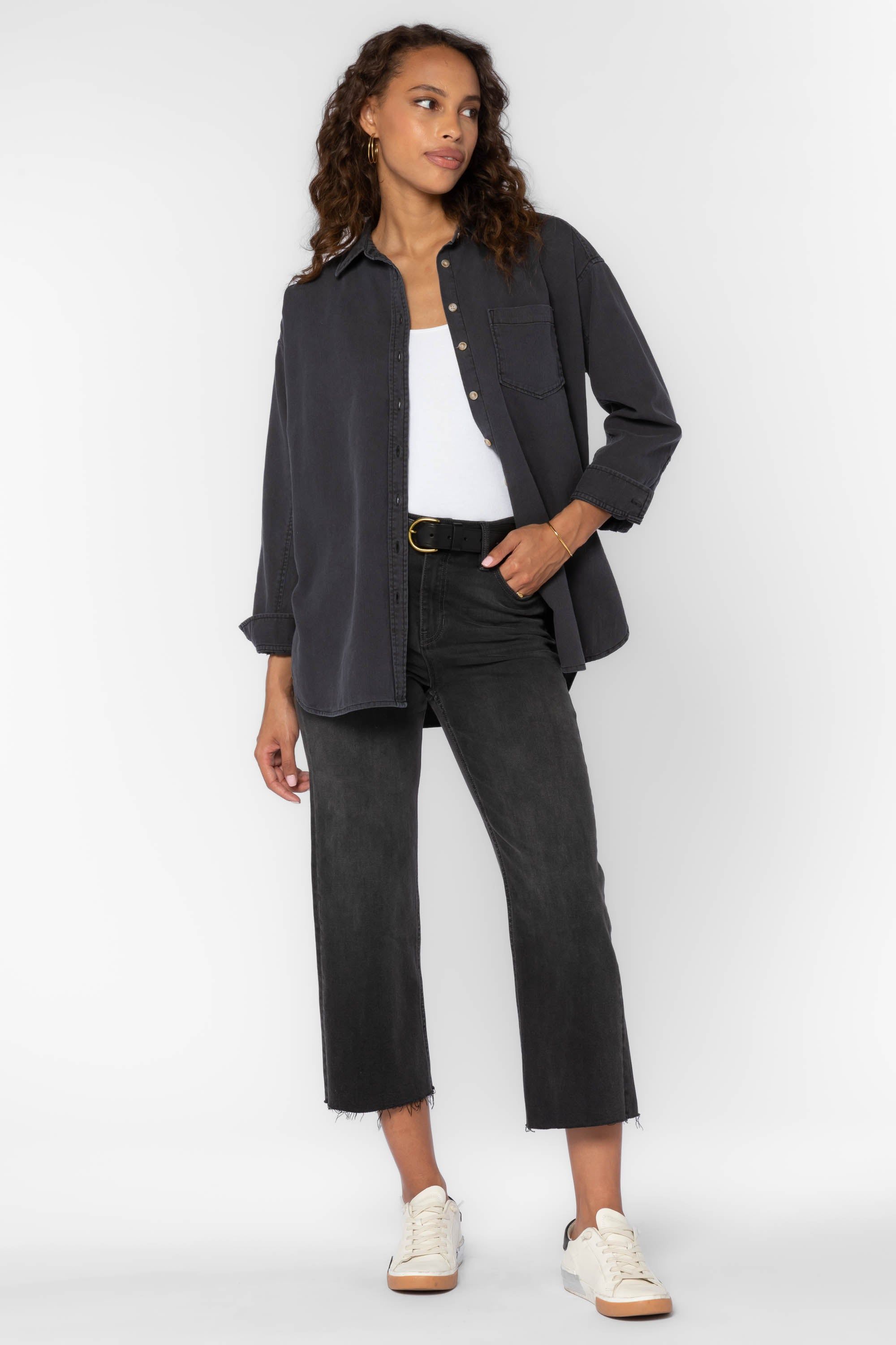 Sandy Black Shirt sold by Velvet Heart