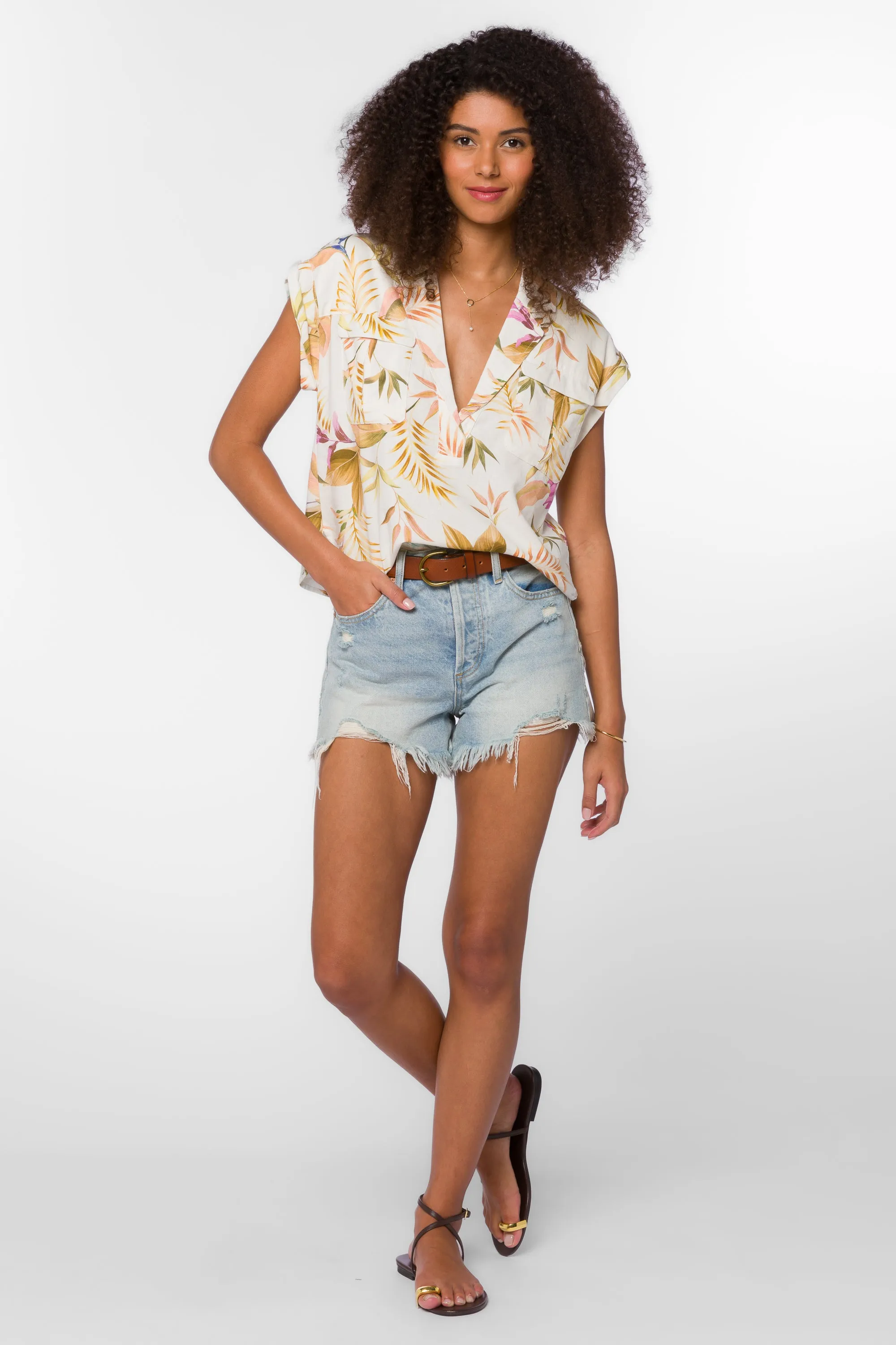 Gavin Vintage Tropical Top sold by Velvet Heart product image thumbnail 2