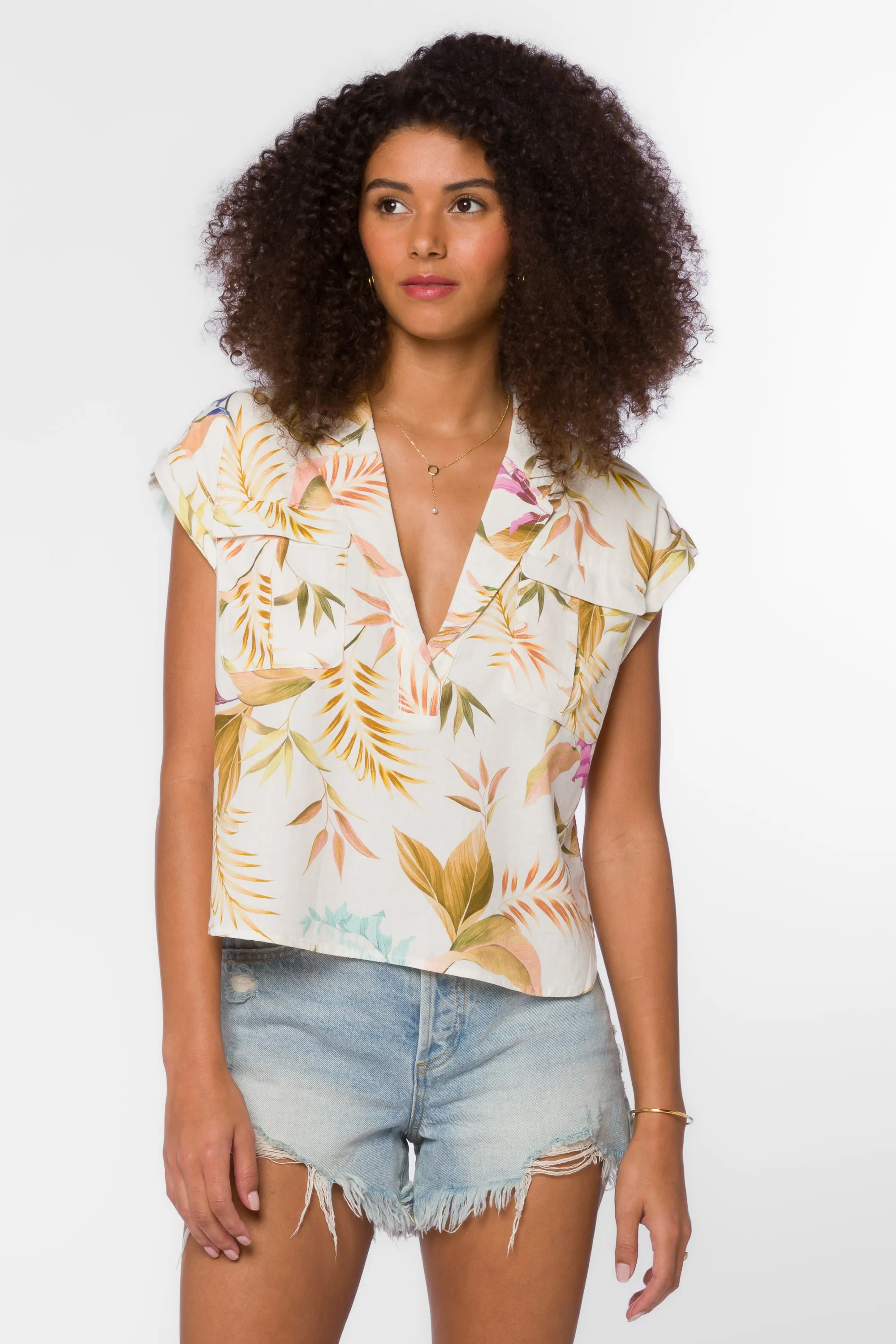 Gavin Vintage Tropical Top sold by Velvet Heart product image thumbnail 3