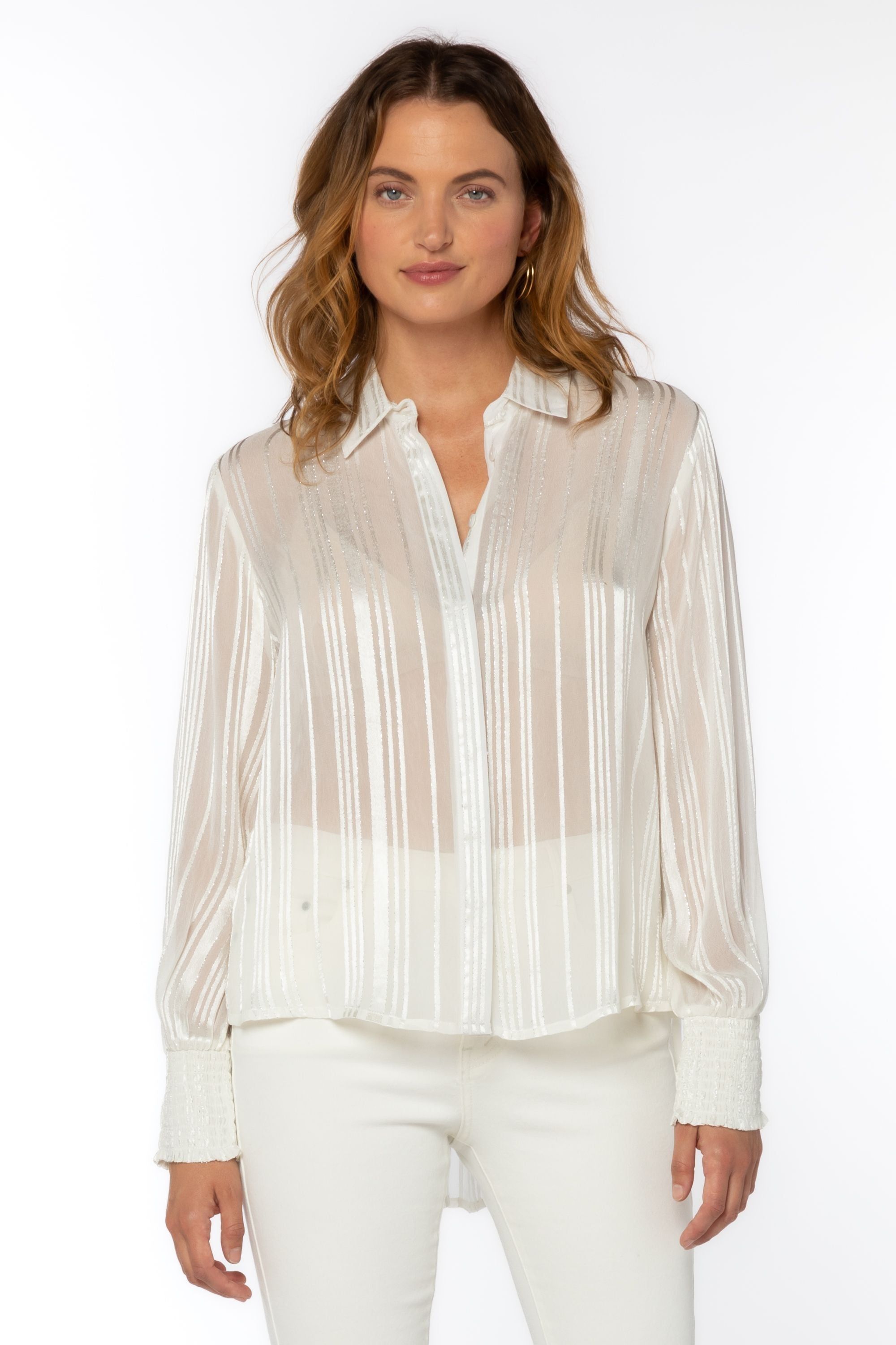 Natalie White Shirt sold by Velvet Heart product image thumbnail 2