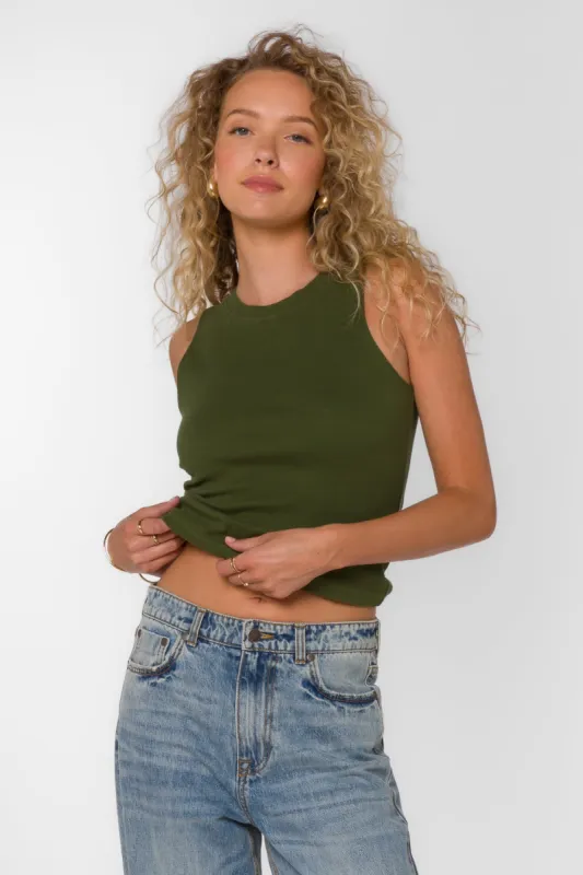Tibby Fern Green Tank sold by Velvet Heart