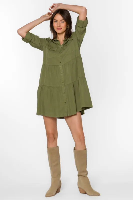 Bree Kiwi Dress sold by Velvet Heart