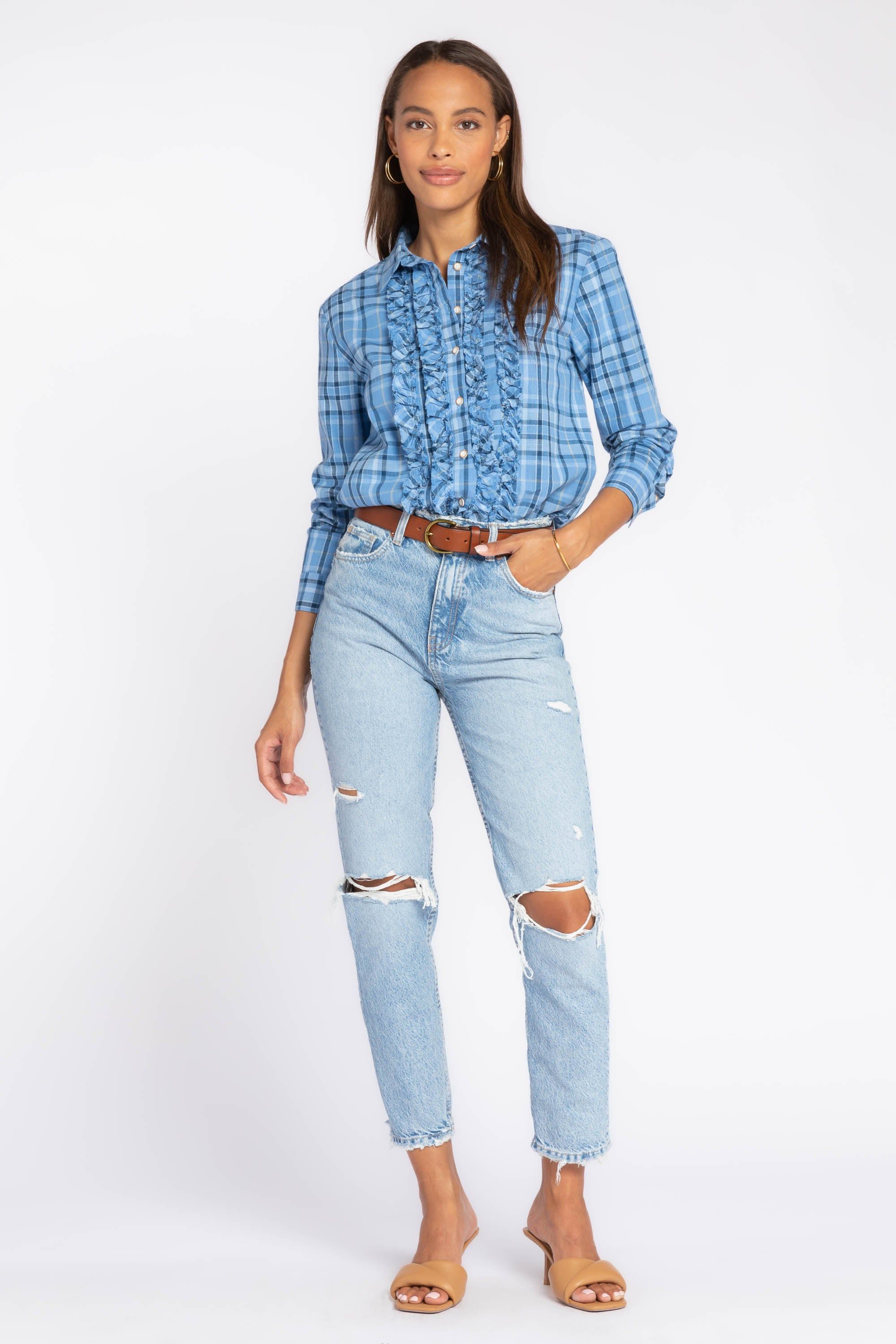 Amani Plaid Shirt sold by Velvet Heart