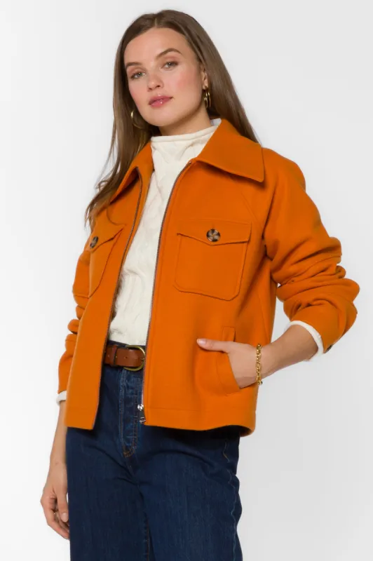 Stassi Pumpkin Jacket sold by Velvet Heart
