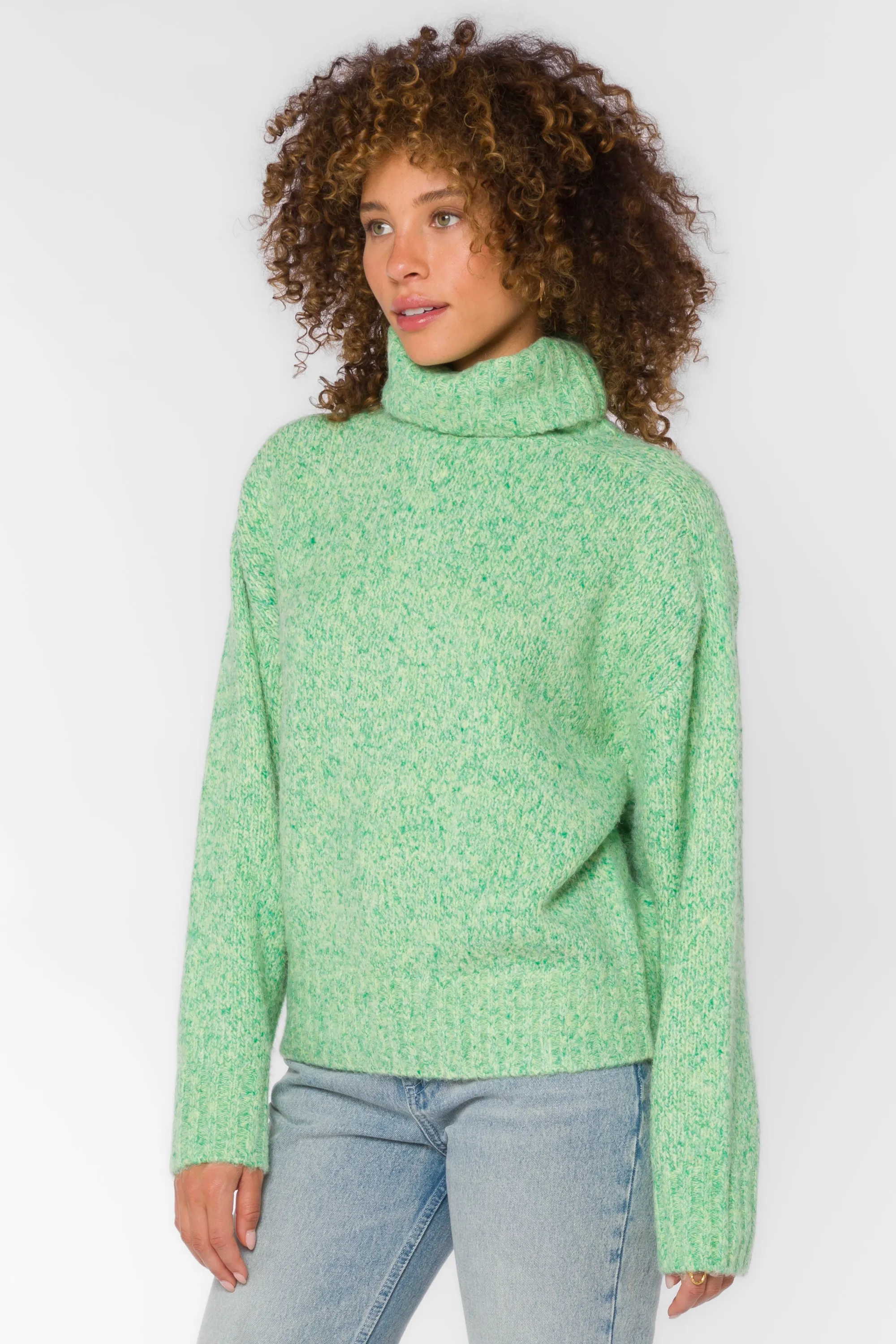 Tillie Marled Green Sweater sold by Velvet Heart product image thumbnail 3