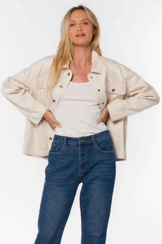 Dominic Ivory Jacket sold by Velvet Heart