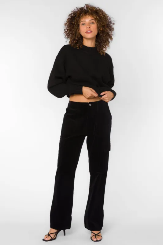 Bradley Black Corduroy Pants sold by Velvet Heart