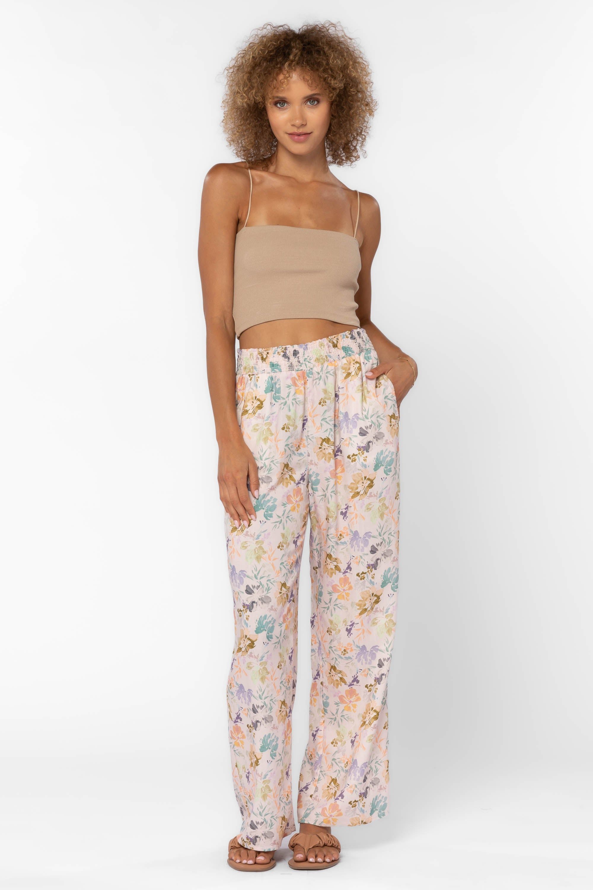 Morelia Pink Floral Pants sold by Velvet Heart
