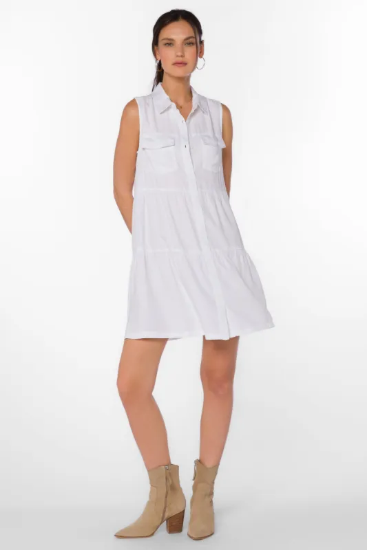 Collette White Dress sold by Velvet Heart