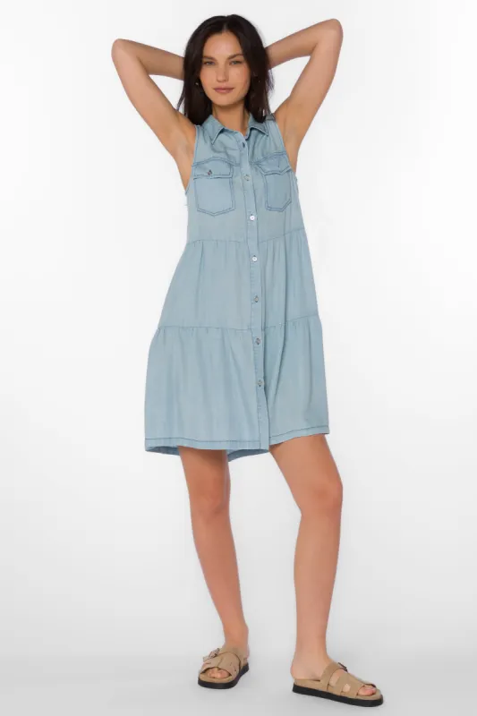 Collette Blue Sunkiss Dress sold by Velvet Heart