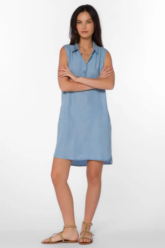 Delaney Catalina Blue Dress sold by Velvet Heart