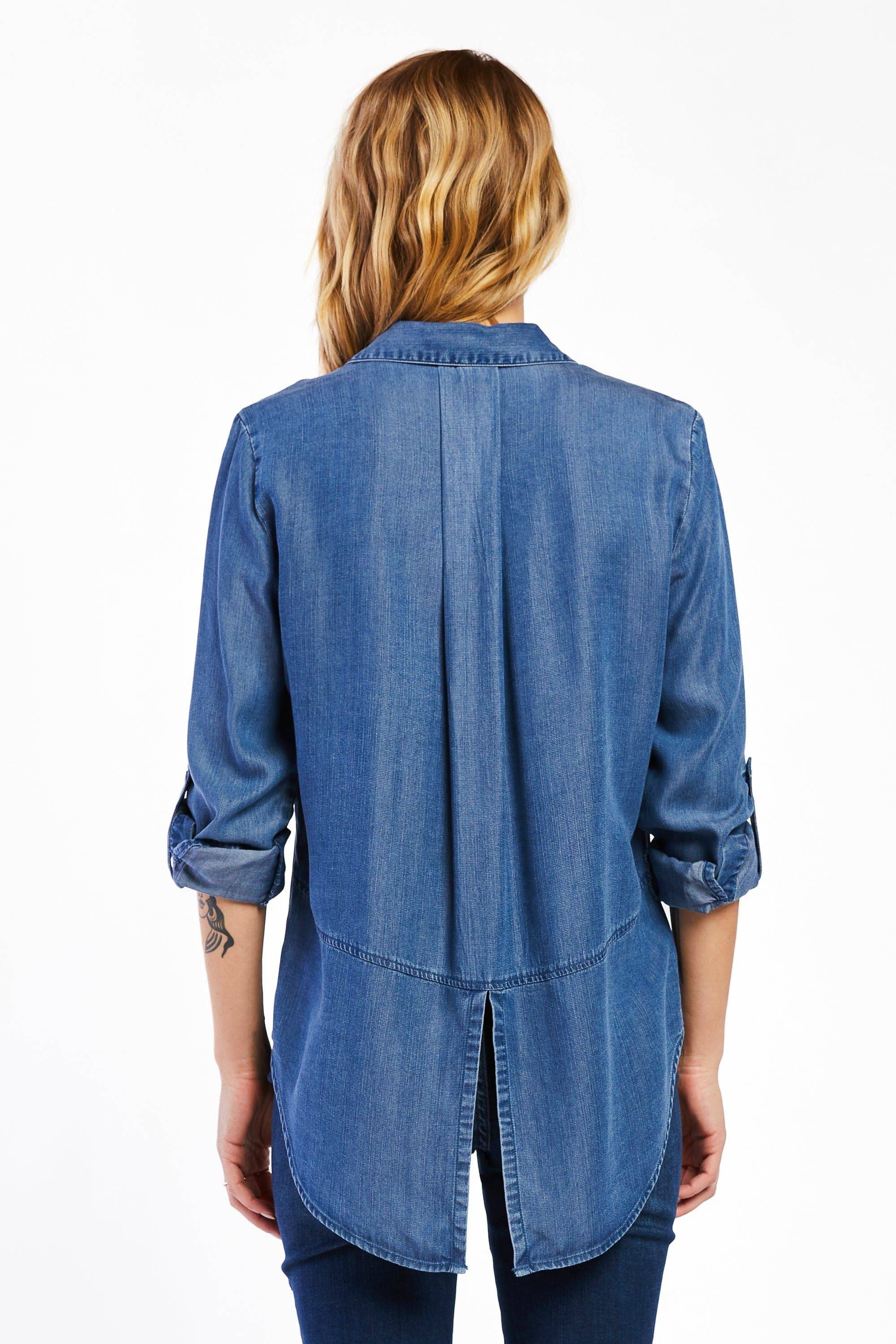 Riley Blue Calva Shirt sold by Velvet Heart product image thumbnail 4