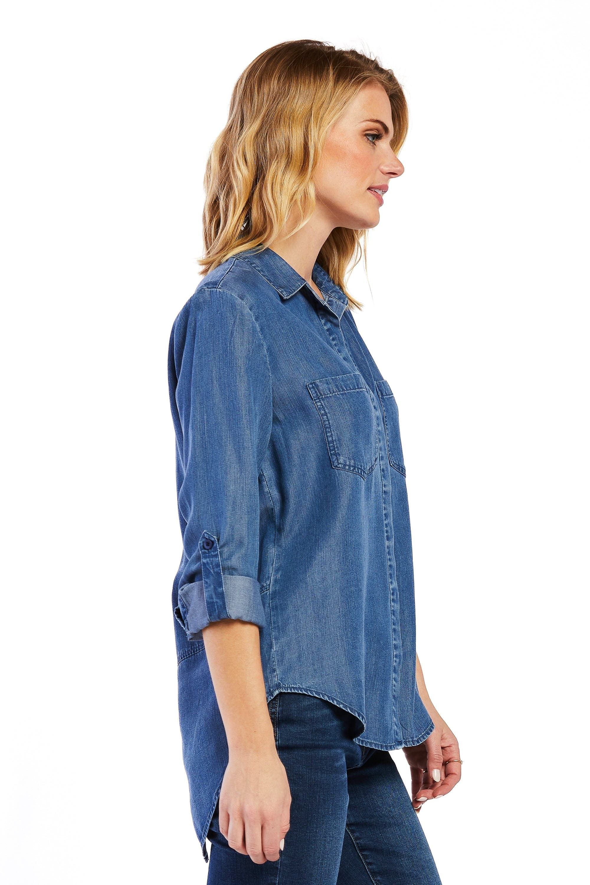 Riley Blue Calva Shirt sold by Velvet Heart product image thumbnail 3