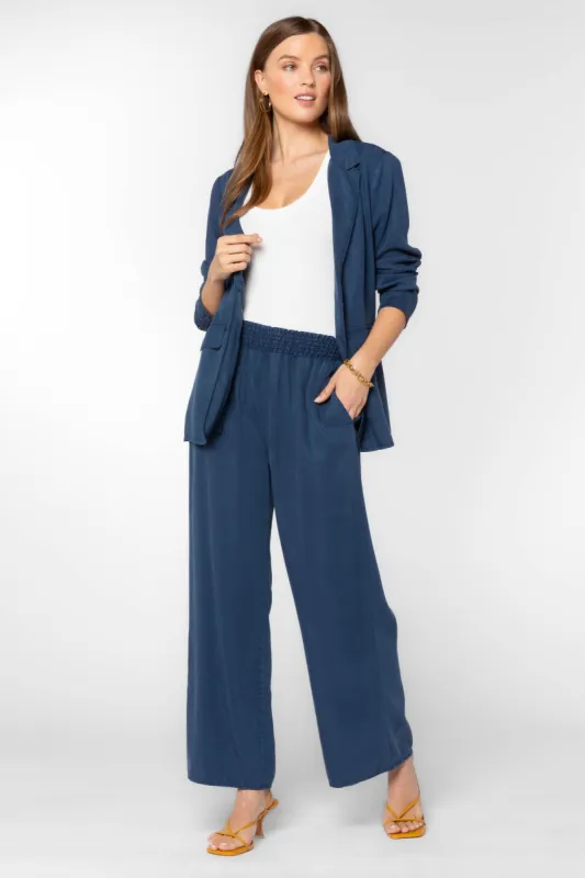Morelia Navy Pants sold by Velvet Heart