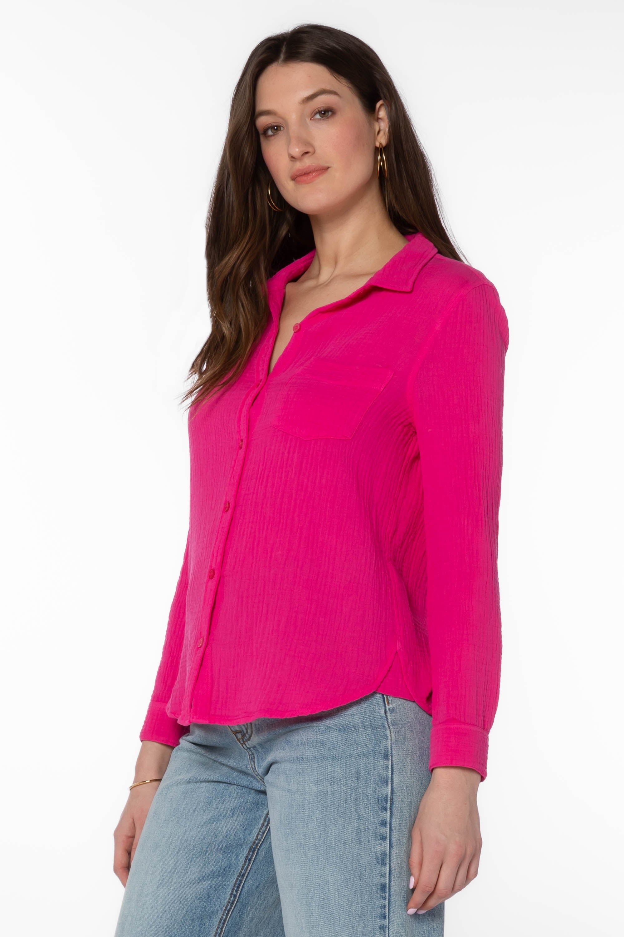 Bennett Pink Shirt sold by Velvet Heart product image thumbnail 3