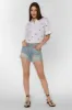 Trista Optic White Embroidery Shirt sold by Velvet Heart
