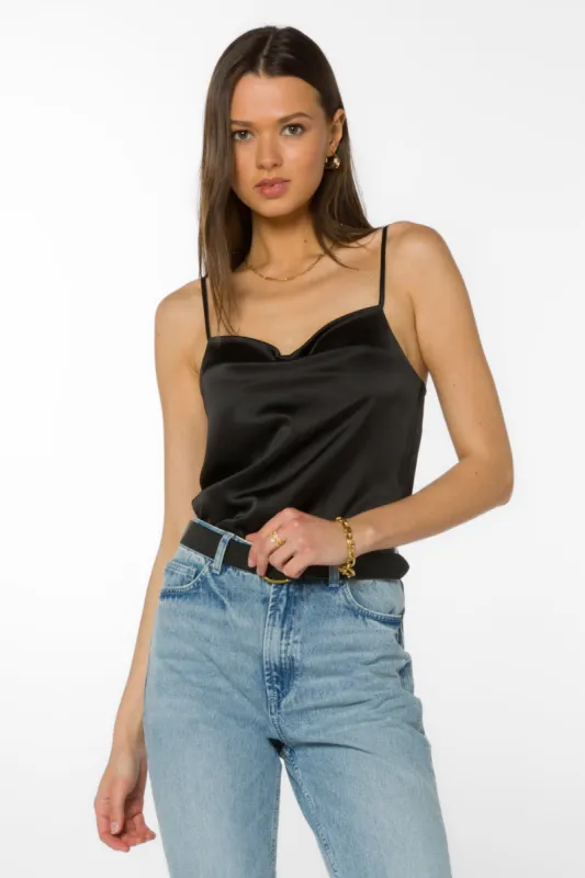 Mindy Black Top sold by Velvet Heart