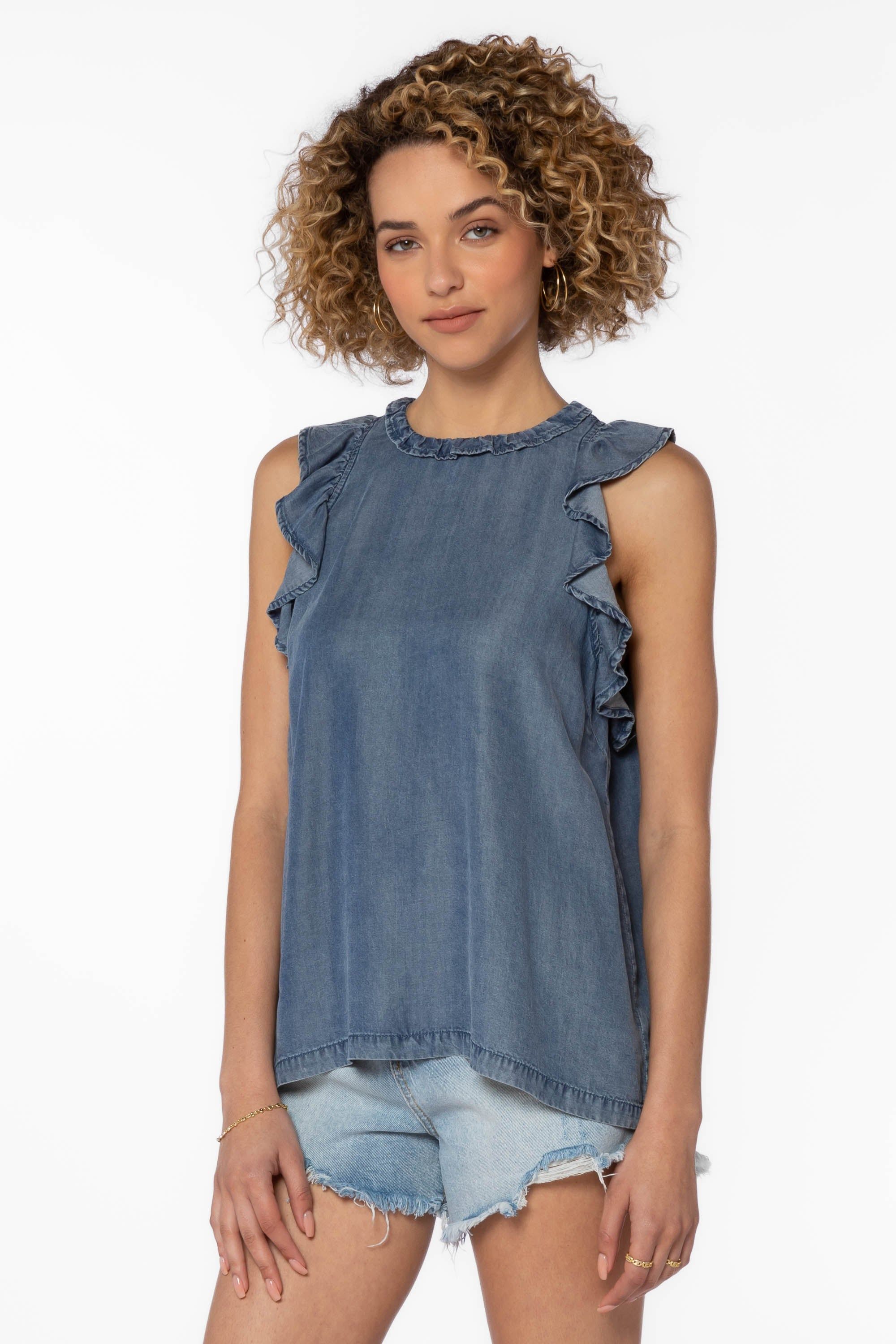 Kalliope Blue Top sold by Velvet Heart product image thumbnail 3