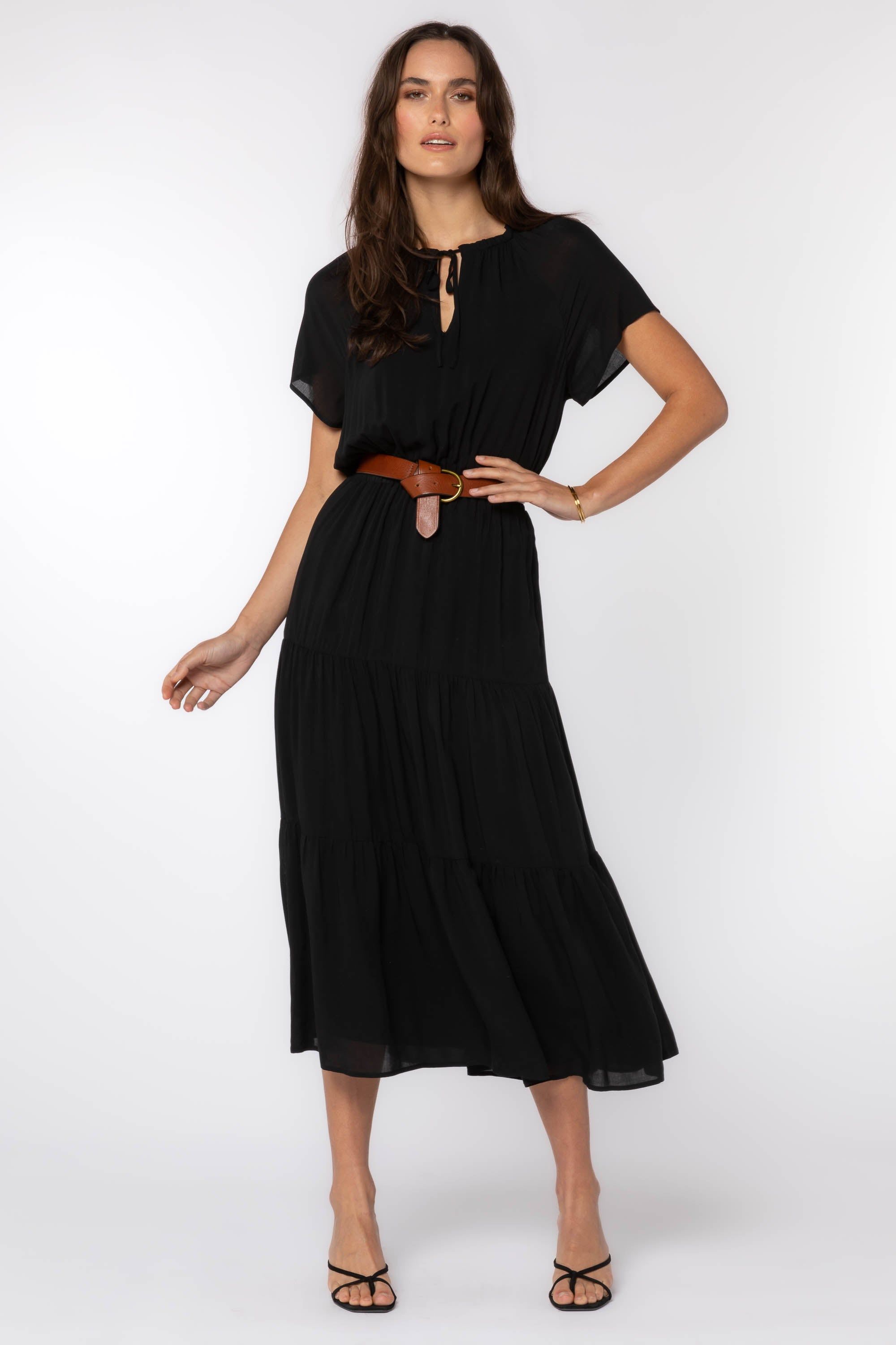 Athena Black Dress sold by Velvet Heart