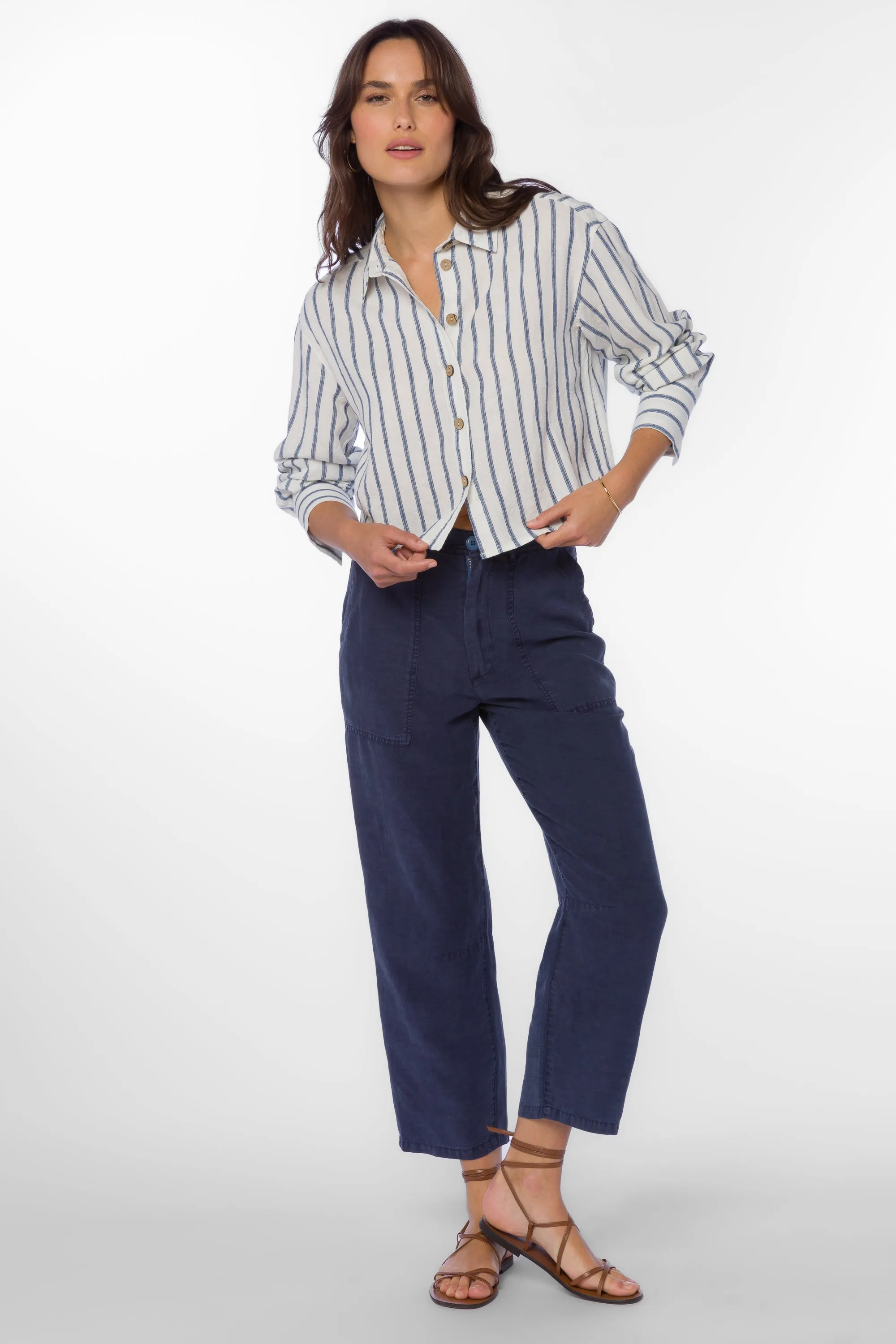 Summerlyn Navy Stripe Shirt sold by Velvet Heart product image thumbnail 2