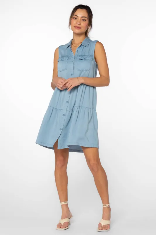 Collette Blue Denim Dress sold by Velvet Heart