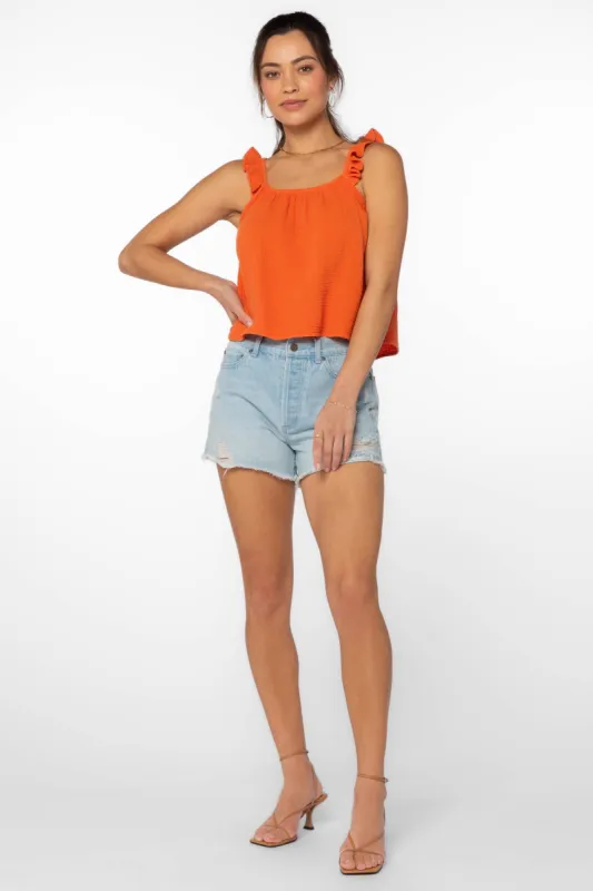 Rosabella Orange Top sold by Velvet Heart