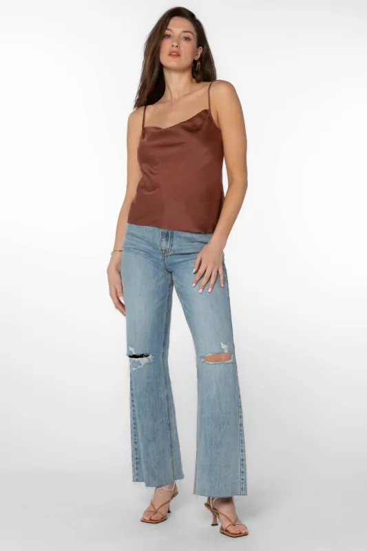 Iliana Brown Top sold by Velvet Heart