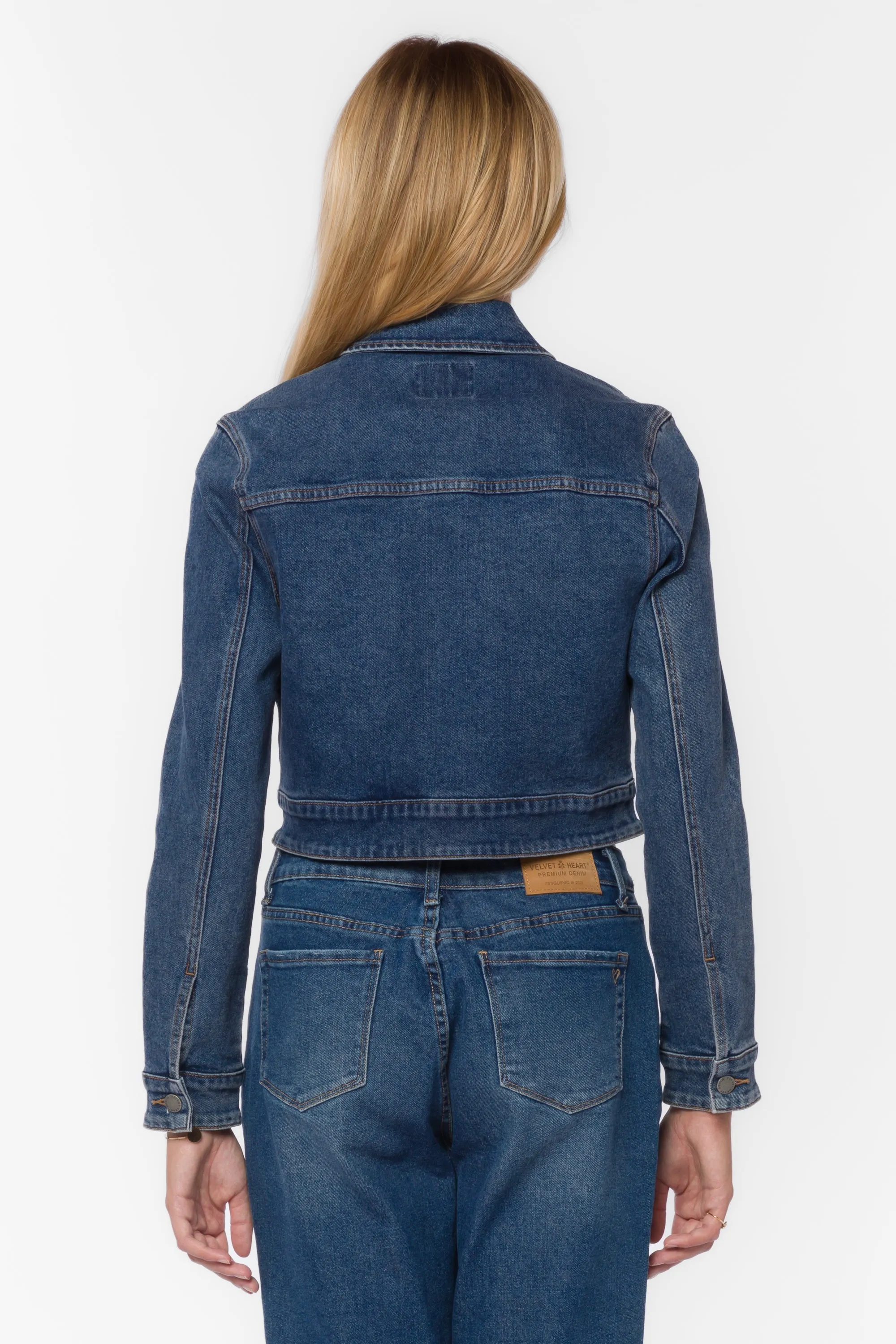 Nyra Dark Indigo Denim Jacket sold by Velvet Heart product image thumbnail 4